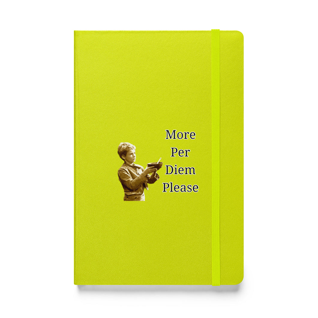 Hardcover bound notebook